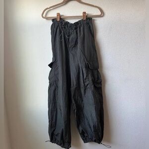 Future Collective Gray Parachute Pants
